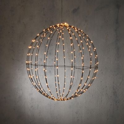 Boule de Noël blanc chaud 320 LED ip44 avec minuteur - d50cm