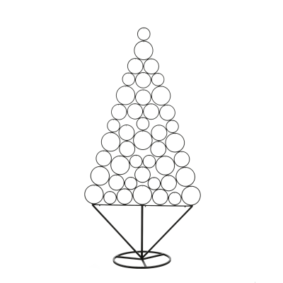 Sapin de Noël noir décoratif