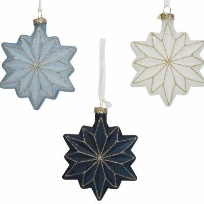 Etoile de Noël avec paillettes