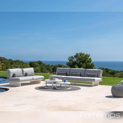 Salon de jardin blanc Arbon