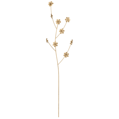 Fleurs metal or L