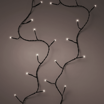 Guirlande lumineuse Led guirlande basic - 3600cm-480l - noir/blanc chaud 